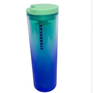Starbucks Blue & Green Ombré Water Bottle 16oz